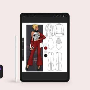 دورة تصميم الأزياء على الآيباد