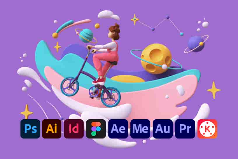 باقة تصميم الجرافيك والأنيميشن