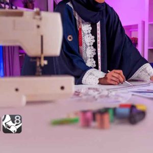 باقة تصميم الأزياء والمجوهرات